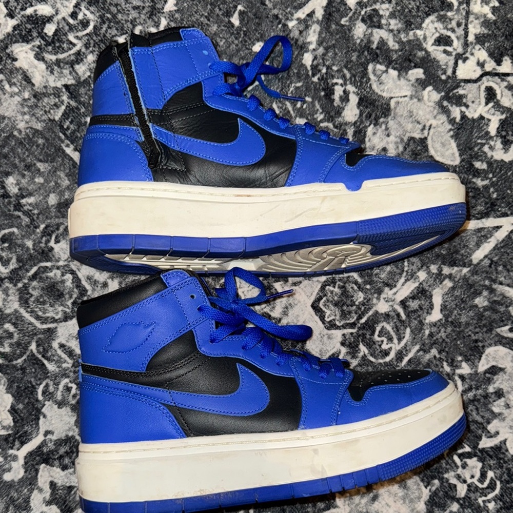 Nike Royal Blue and Black High-Tops - Picture 5 of 7